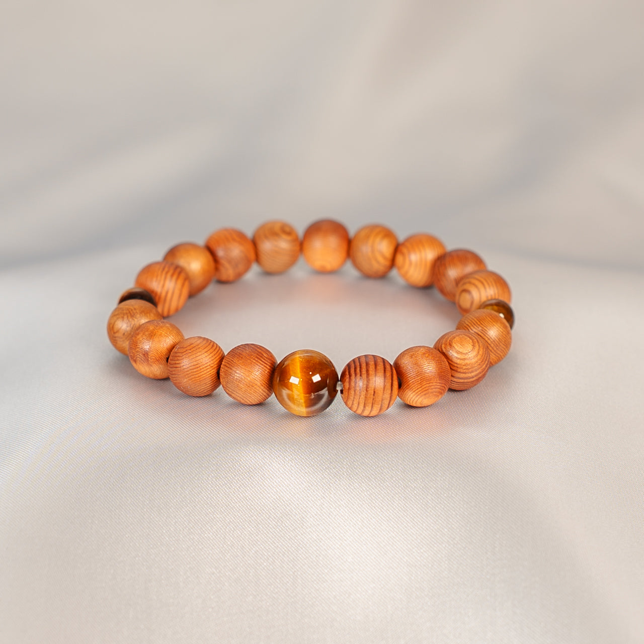 御山杉ブレスレット タイガーアイ