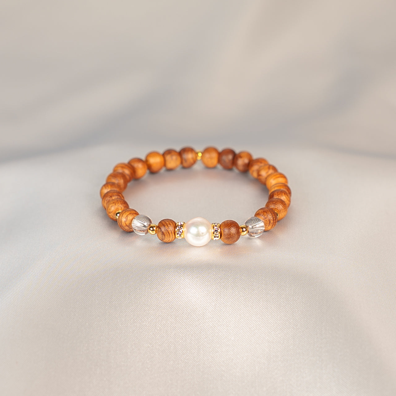 御山杉ブレスレット 真珠