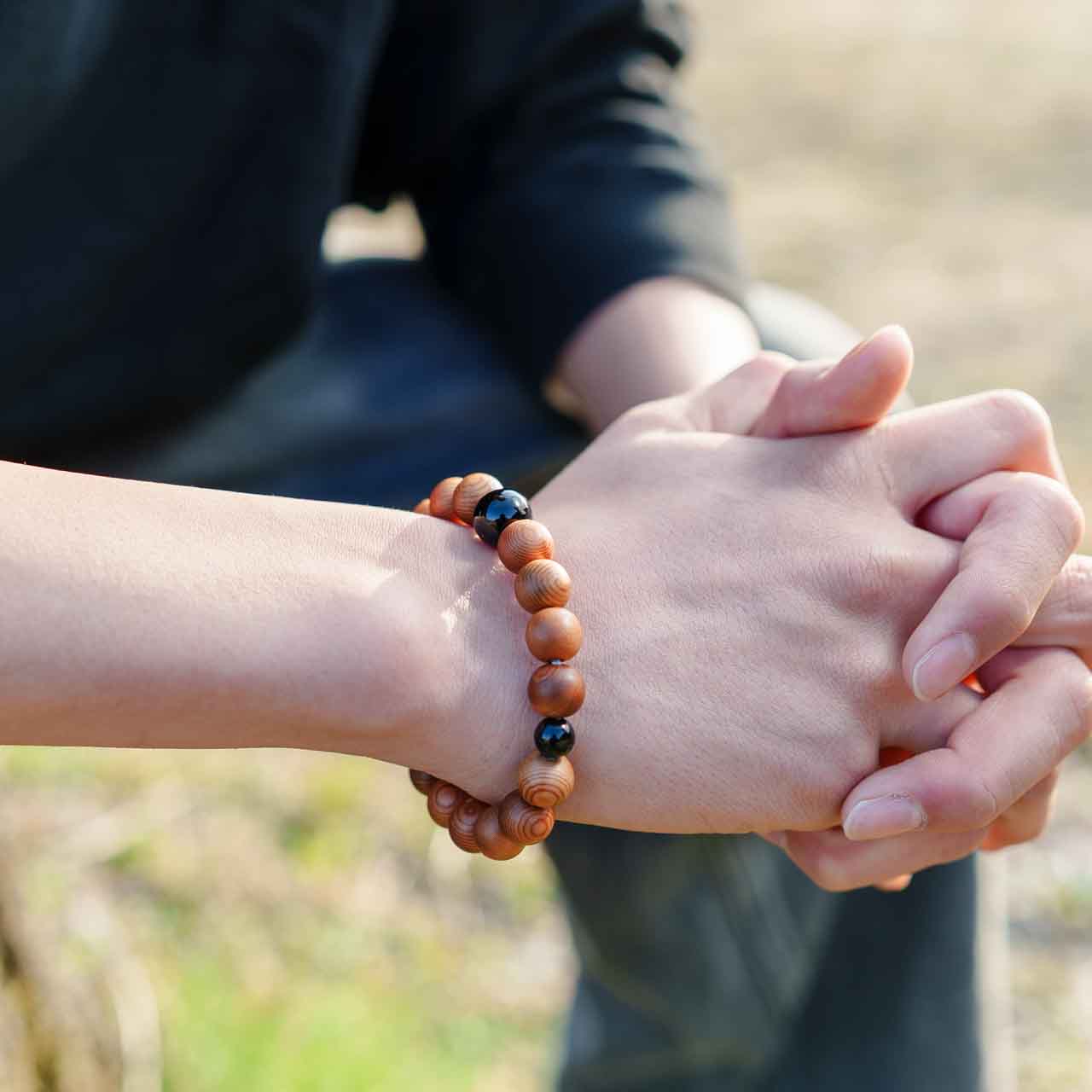 御山杉ブレスレット モリオン