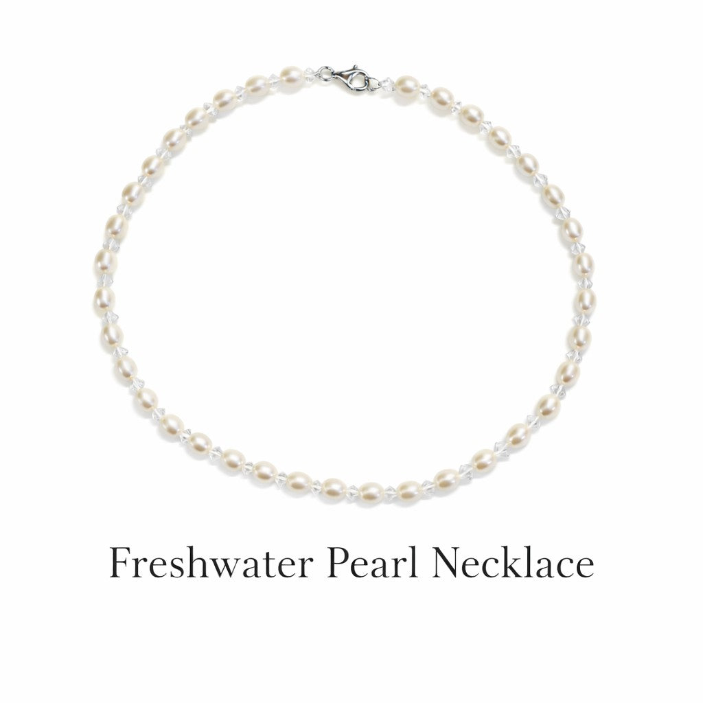 淡水真珠(6.5mm) ネックレス 43cm  ホワイト